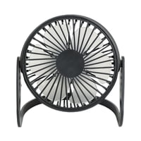 Bothyi - Ventilador Personal De Escritorio Ventiladores De Escritorio Rotatorio De 360 Grados Mini Ventilador De 2 Velocidades Para Viajes Dormitorio Coche Negro