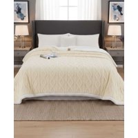 Imac Hogar - Frazada Manta Polar Sherpa Térmica Plaza Y Media