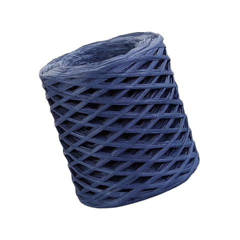 Magideal - Cinta De Papel De De 218,72 Yardas, Pieza Central, Reciclable, Duradera Para Tejer, Envoltorio De Regalo, Festival, Día De San Valentín, Caja De Azul Oscuro