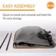 thumbnail image 4 of Asiento de coche para perros K&H PET PRODUCTS Buckle N' Go para mascotas grandes, 4 of 8