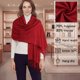 thumbnail image 2 of Chal RUI VTRON Grande 203 cm x 71 cm Rojo - Bufanda de Invierno, 2 of 7