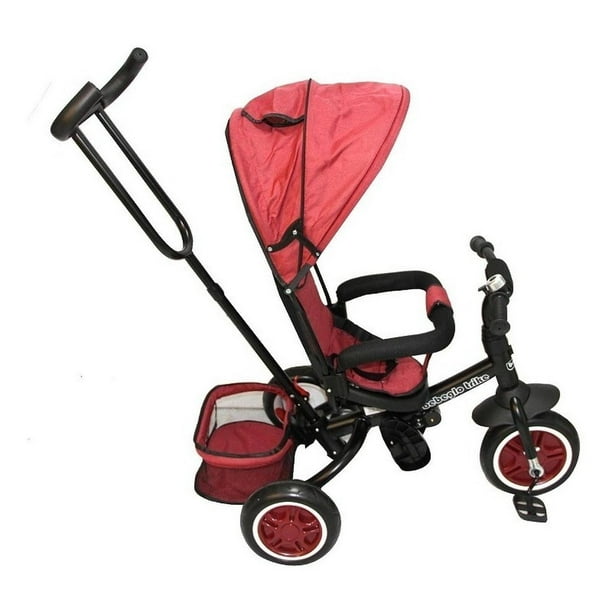 Triciclo One Click Bebeglo Rs-4045q rojo Lider