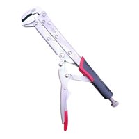 Magideal - Alicates De Bloqueo De Mandíbula Curva, Alicates De Cuello Largo, Alicates De Bloqueo Manuales De 12 Pulgadas Con Ángulo De 80 Grados Para Carpintería