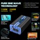 thumbnail image 4 of Inversor de potencia VOLFVERT 1100W 12V a 110V con pantalla LCD, 4 of 5
