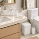thumbnail image 3 of Set De Baño Completo 6 Piezas De ABS Con Basurero Dispensador Y Escobilla Color Blanco, 3 of 8