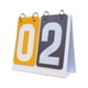 thumbnail image 2 of Marcador Deportivo 2 Dígitos Flip Number Score Board Para Competición Baloncesto Amarillo Gris, 2 of 5