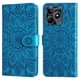 thumbnail image 1 of Funda tipo cartera FOXDOCK para Realme C53 , diseño girasol en relieve, cuero PU, cierre magnético, soporte y tarjetero, 1 of 5