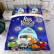 thumbnail image 4 of Rob el Robot Conjunto de sábanas temático, trío de piezas, cómodo y amigable con la piel, diseño único, regalo de decoración para el hogar para familiares, amigos y fans,140cm *210cm, 4 of 6