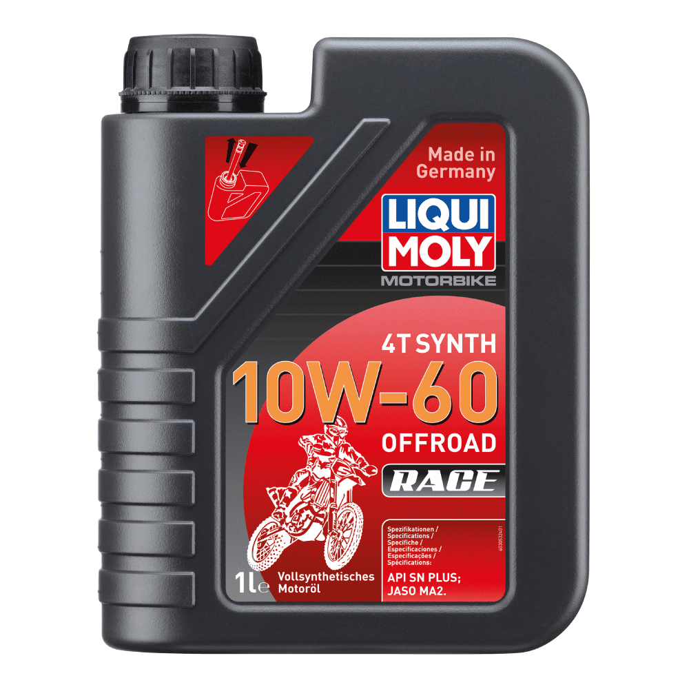 Aceite Para Moto Liqui Moly Motorbike 4t Synth 10w-60 Offroad Race 1 Lt