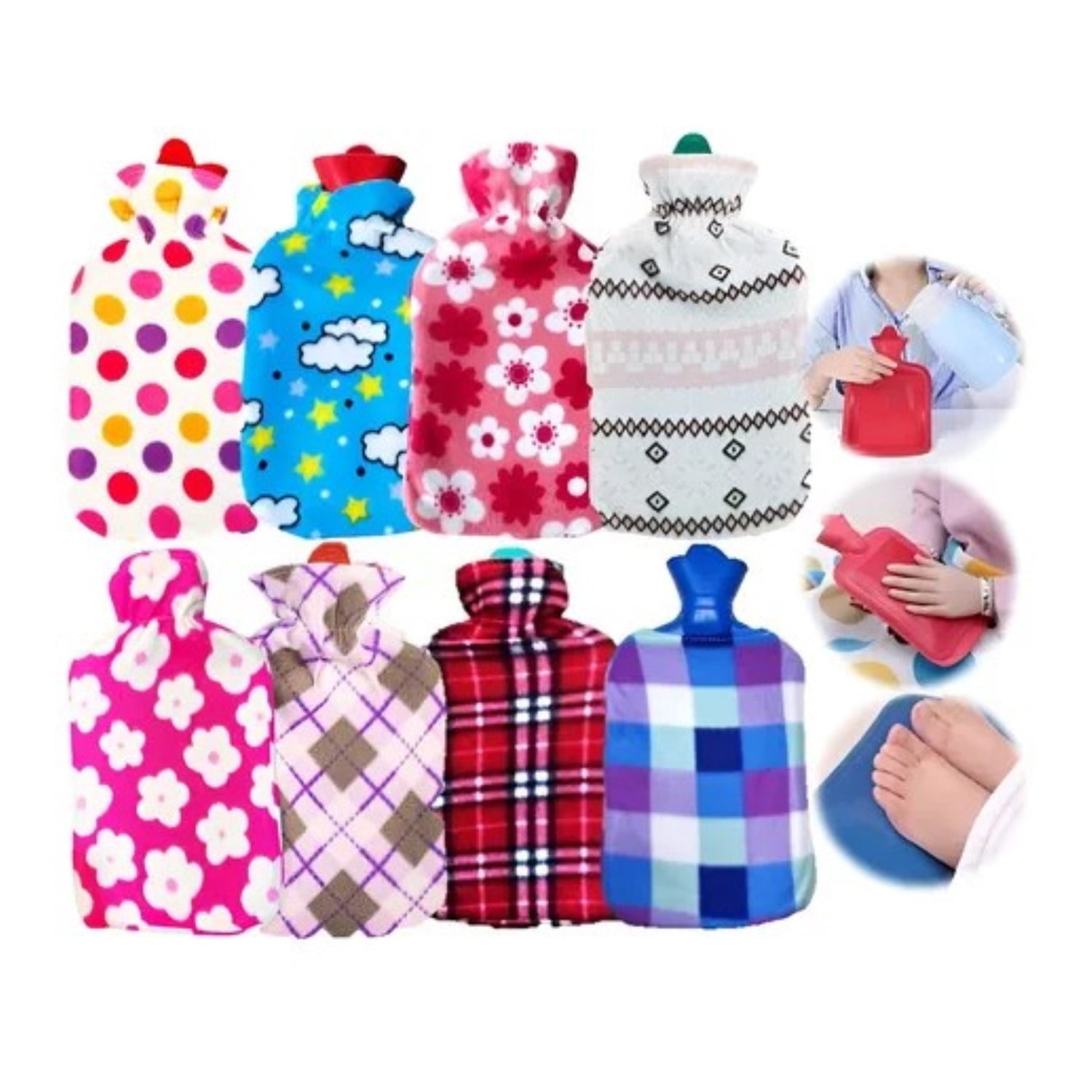 Citohome - Roro Guatero Con Funda Bolsa Agua Caliente Calentador De Manos Pies