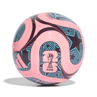 Balón De Fútbol Adidas World Cup Beam Rosa, Rojo Noble Y Azul, Talla 4