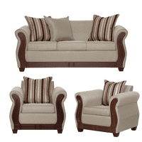 Ruzam Mobel - Juego De Living Atenas 3-1-1 Beige