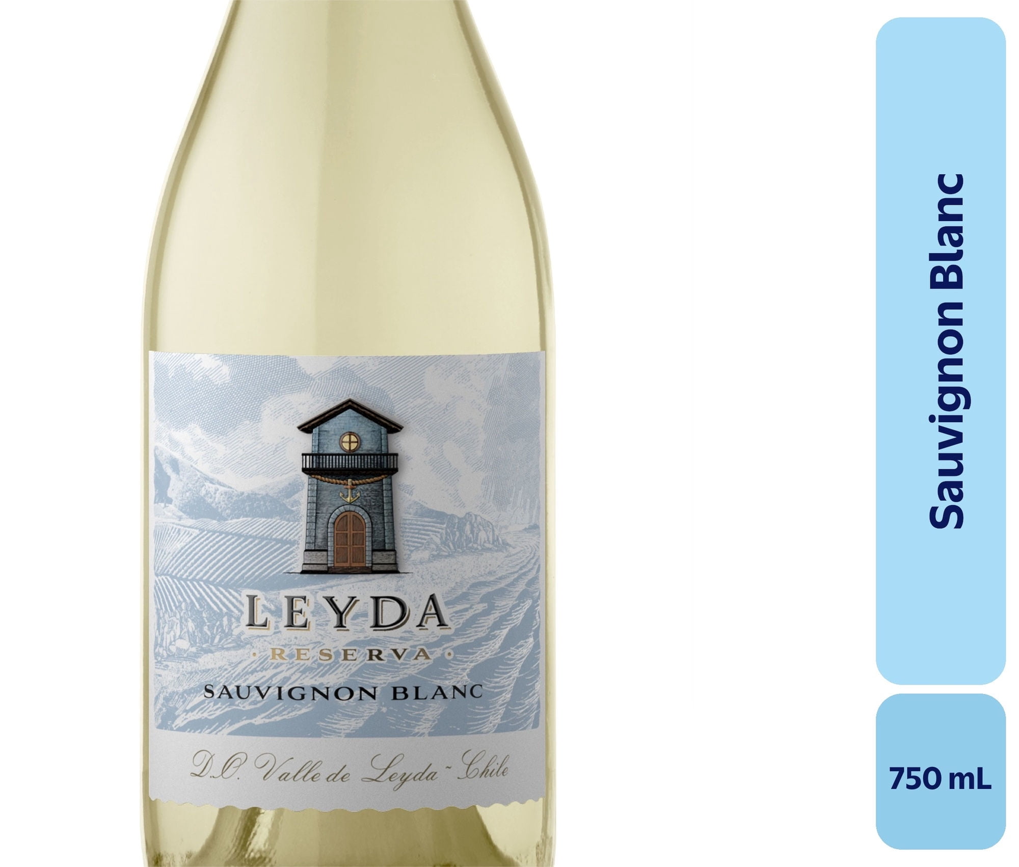Vino Sauvignon Blanc Botella 750 mL Leyda