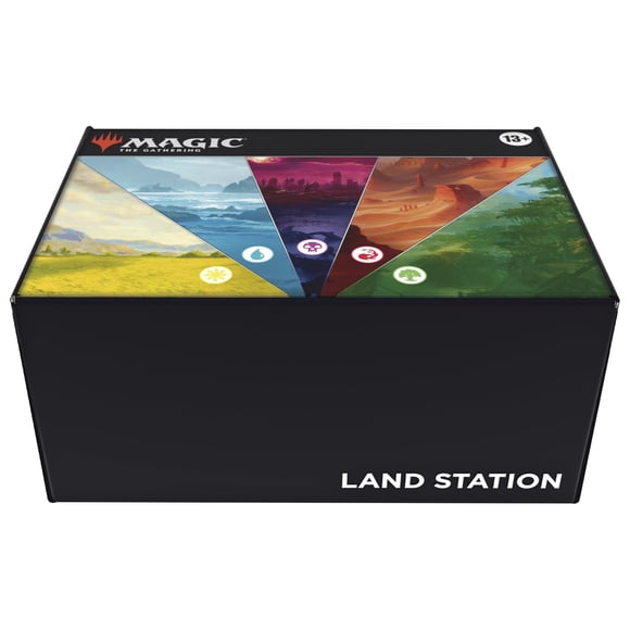 Land Station Magic The Gathering 2025 con 400 cartas terrestres básicas
