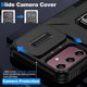 thumbnail image 4 of Funda Armada para Samsung Galaxy A15 5G con Tapa Deslizante y Soporte Magnético Giratorio Negro, 4 of 5