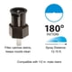 thumbnail image 2 of Adaptador + Boquilla 180° A17H 4,6Mts Rain Bird, 2 of 2