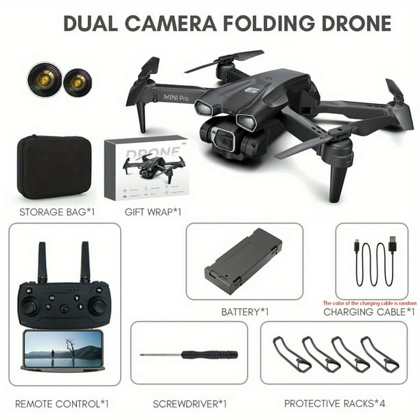 New Mini H66 RC Drone WIFI With Dual Camera Foldable Mini Quadcopter Helicopter Height Hold Toys Perfect Gift