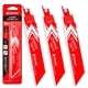 thumbnail image 1 of EZARC Hojas de sierra sable de carburo, 6 pulgadas, 8 TPI, para metal grueso, 1 of 3