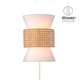 thumbnail image 5 of Aplique de Pared GLOBE Electric 65925 de 2 Luces, Tela Blanca Mate, 5 of 9