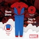 thumbnail image 4 of Set de pijama, disfraz de Spider-Man de Marvel para niños, talla 4, 4 of 6