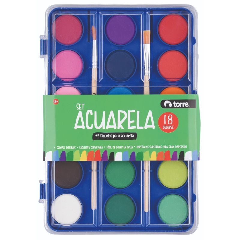 Torre - Acuarela 18 Colores
