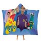 thumbnail image 1 of The Wiggles Manta Capa Con Capucha Anti bolitas Manta De Lana Ártica Suave Manta Portátil De Felpa Ligera Y Lujosa Poncho Para Siesta En Casa Y Oficina 100*130cm, 1 of 6