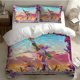 thumbnail image 1 of 3pcs Adv Time Magician Illustration Digital Print Bedding Set, 1 of 1