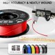 thumbnail image 2 of Filamento para impresora 3D Creality PETG de 1,75 mm, 4 kg, negro+blanco+rojo+azul, 2 of 6