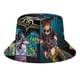 thumbnail image 5 of Los Corazones del Reino Sombrero bucket para adultos, gorra de protección solar, sombrero de pescador plegable para viajes al aire libre, pesca y actividades de verano, 5 of 6