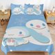 thumbnail image 3 of Cute Cinnamoroll Cartoon Character Duvet Cover Set Bedding Set 3D Cartoon Printed Comfortable And Soft Bed Set Room Decor for Bedroom, 3 of 5