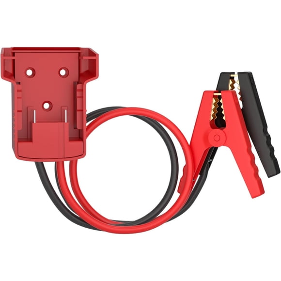 Cable de Arranque Mayspare Compatible con Milwaukee 18V, 8 AWG, 2 FT