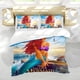 thumbnail image 5 of Sirena Negra Conjunto de sábanas temático, trío de piezas, cómodo y amigable con la piel, diseño único, regalo de decoración para el hogar para familiares, amigos y fans,140cm *210cm, 5 of 6