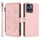 thumbnail image 2 of Funda Cartera Mariposa para [Motorola Edge 50 5G] con Soporte y Cremallera Rosa, 2 of 6