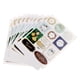 thumbnail image 3 of 12Pc 2018 Christmas Series Gold Estampado Adhesivo Autoadhesivo Natural, 3 of 5