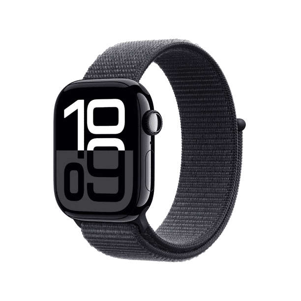 Apple Watch Series 10 (GPS) Caja Jet Black Aluminum 42mm con