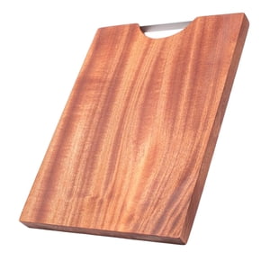 Bothyi - Tabla De Cortar De Ébano, Utensilio De Cocina, Tabla De Pizza Para Frutas, Pan, 36X26X2,5 Cm