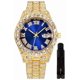 thumbnail image 1 of Reloj HUNRUY Hip Hop Iced-Out Bling Diamond Luxury para hombre, 1 of 8