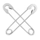 thumbnail image 3 of Pendientes Con Estilo Punk Pendientes De Alfiler De Seguridad Joyas Piercing De Oreja Plata, 3 of 5