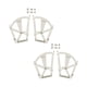 thumbnail image 3 of 2x Gabinete Con Cajones Para Zapatos Bisagras Estante Giratorio Accesorio Gabinete Marcos Abatibles Blanco 2 Capas, 3 of 3