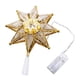 thumbnail image 2 of 3D árbol De Navidad Topper LED Cadena De Luces Adorno Para El Hogar Estrella Iluminada Para Interiores Luz Cálida 17x7cm, 2 of 5