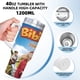 thumbnail image 5 of Bibi y Tina Vaso aislado de acero inoxidable con asa, diseño temático, regalo para familia, amigos y fans; incluye pajita y encaja en el portavasos estándar, 40 oz, 5 of 6
