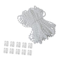 Magideal - Accesorios De Reparación De Cadena De Persiana Enrollable, Fácil Instalación Práctica, Cordón De Persiana Enrollable Con Cuentas Para Oficina En Casa