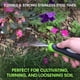 thumbnail image 4 of Rastrillo de mano Garden Guru con mango ergonómico de acero inoxidable, 4 of 7