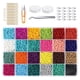 thumbnail image 2 of Cuentas De Semillas De Vidrio Surtidas 24 Colores Para Manualidades De Joyería 3000 Piezas 4 Mm, 2 of 5