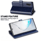 thumbnail image 1 of For Galaxy Note 8 Note 9 Note 10 Note 10 Plus Note 20 Note 20 Ultre Wallet Case, [Included Glass Screen Protector][RFID Blocking] Flip Folio Leather Cell Phone Cover With Credit Card Holder For Samsun, 1 of 3