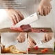 thumbnail image 3 of Juego de cuchillos FIKSHOT, afilados cuchillos Santoku, plateados, 3 of 9