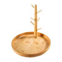 Magideal - Soporte Para Taza De Café, Decoración De Árbol, Gancho Para Taza De Café, Soporte De Árbol Para Taza De Bambú, Estante Para Taza Para Encimera, Escrit Grande