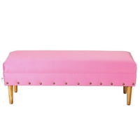 Bodevir - Banqueta Provenza Tachas 2C Felpa 04 Fucsia