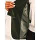 thumbnail image 5 of INSPIRE CHIC Blazer de Terciopelo para Mujer Color Sólido Cuello Chal Una Botón Traje para Trabajar XS Verde Oliva, 5 of 6