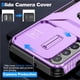 thumbnail image 3 of Funda Armada para Samsung Galaxy A26 con Tapa Deslizante y Soporte Magnético Giratorio Morado, 3 of 5